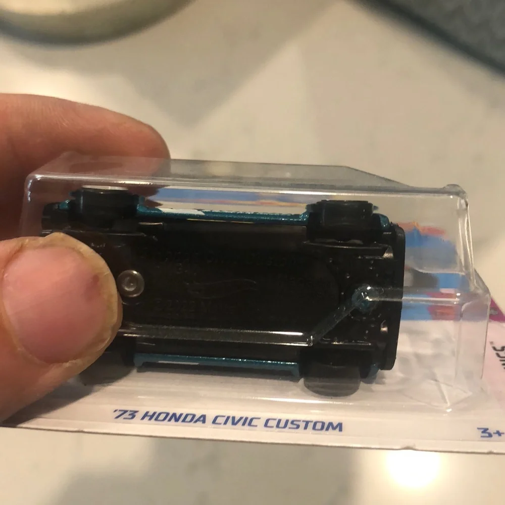 Hot Wheels '73 Honda Civic Custom Die-Cast Car
